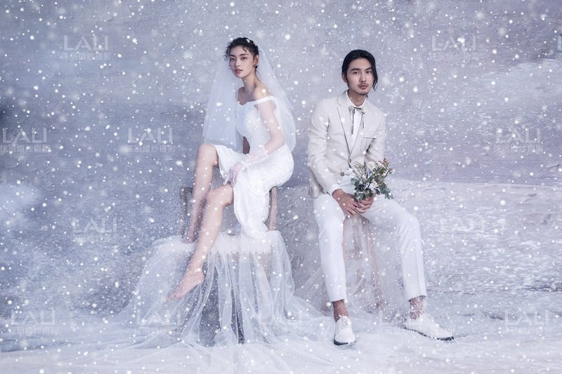 婚紗道具.冬季婚紗,雪景婚紗,冬季新娘