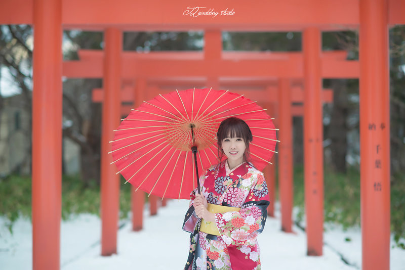 婚紗道具.冬季婚紗,雪景婚紗,冬季新娘