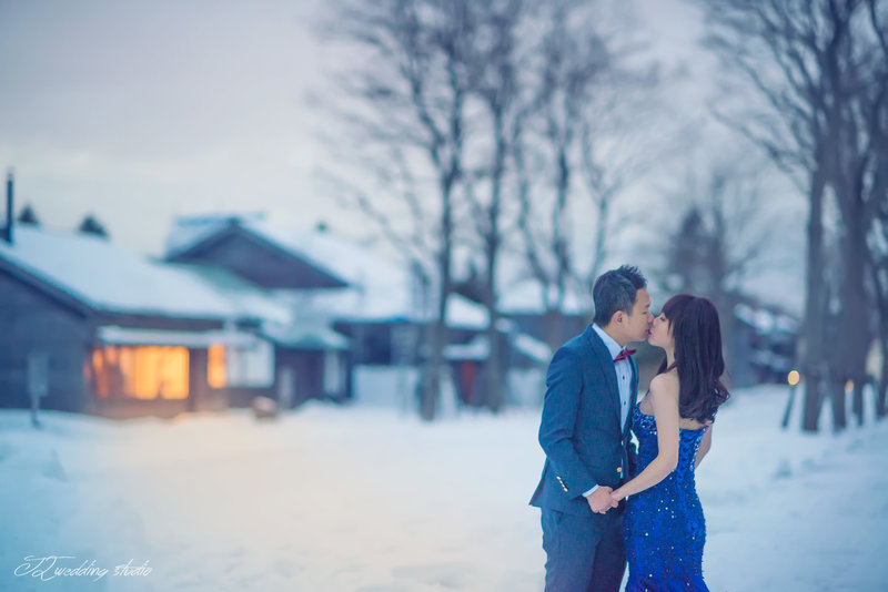婚紗道具.冬季婚紗,雪景婚紗,冬季新娘