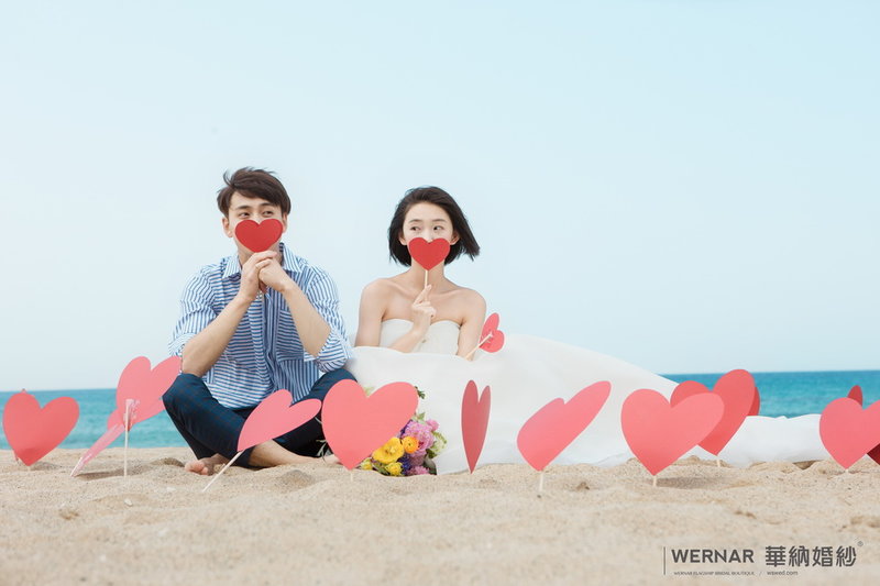 拍婚紗,海邊婚紗,夏季婚紗