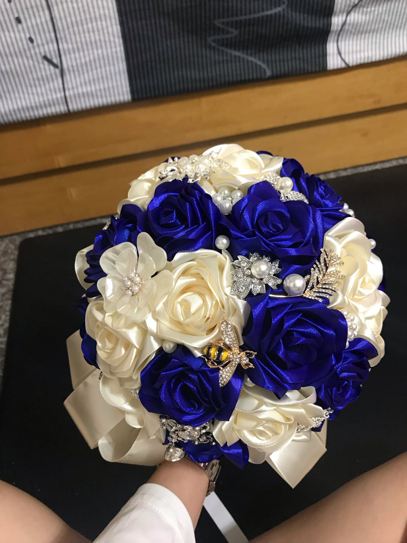 手作,珠寶捧花,捧花,DIY
