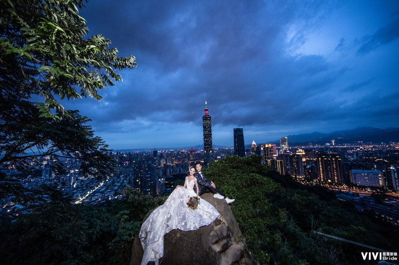 拍婚紗,夜景婚紗,信義區