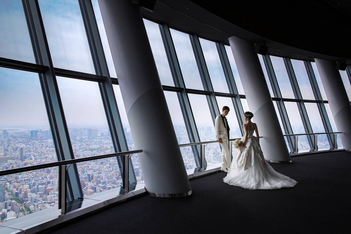 東京晴空塔,拍婚紗,日本拍婚紗,世界第一高塔