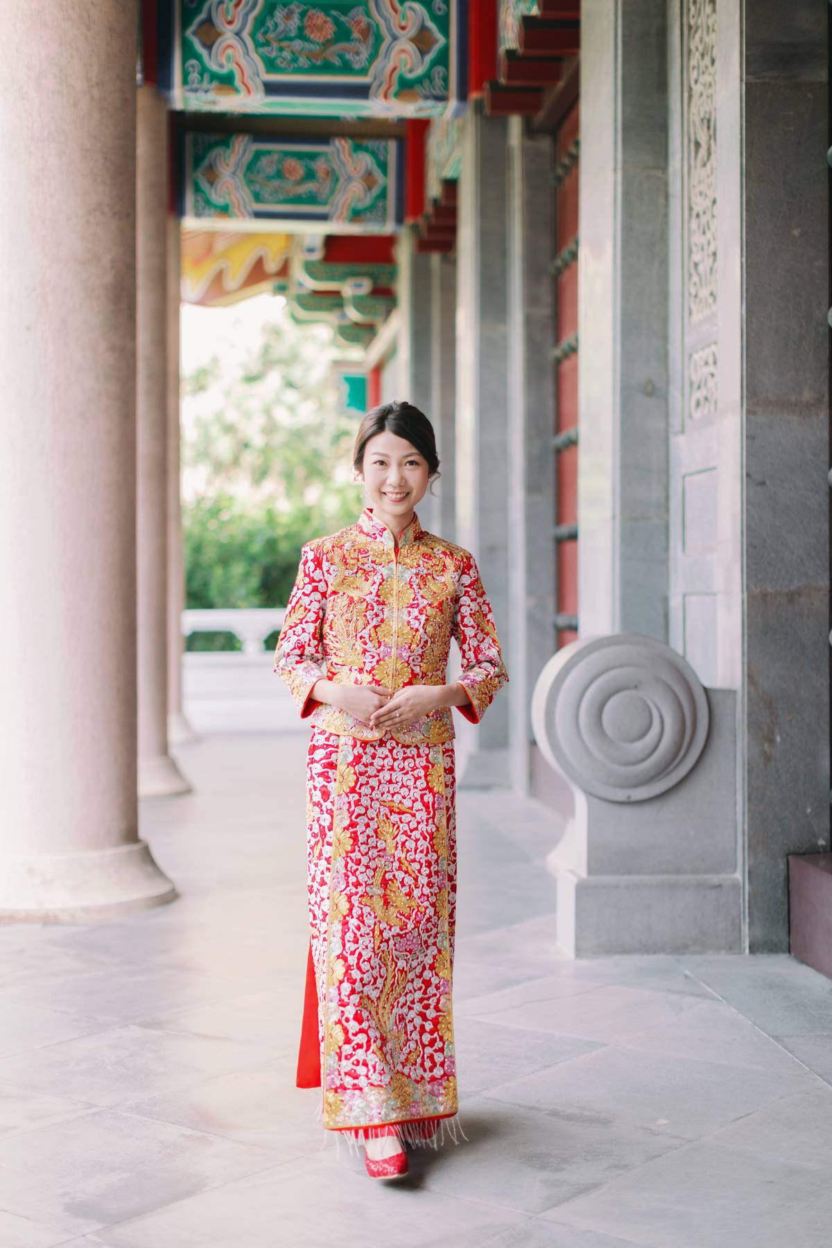 龍鳳褂,中式旗袍,中式婚紗,中式禮服,台中婚紗