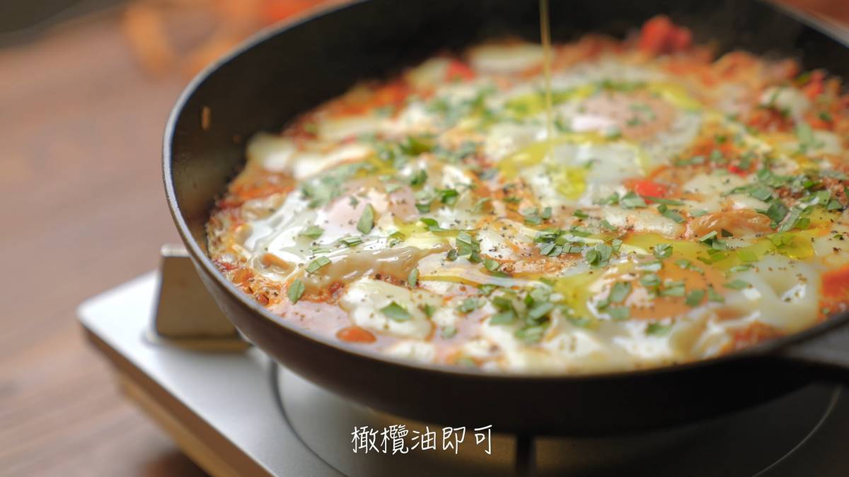 桂冠窩廚房,北非蛋食譜,Shakshuka,露營食譜